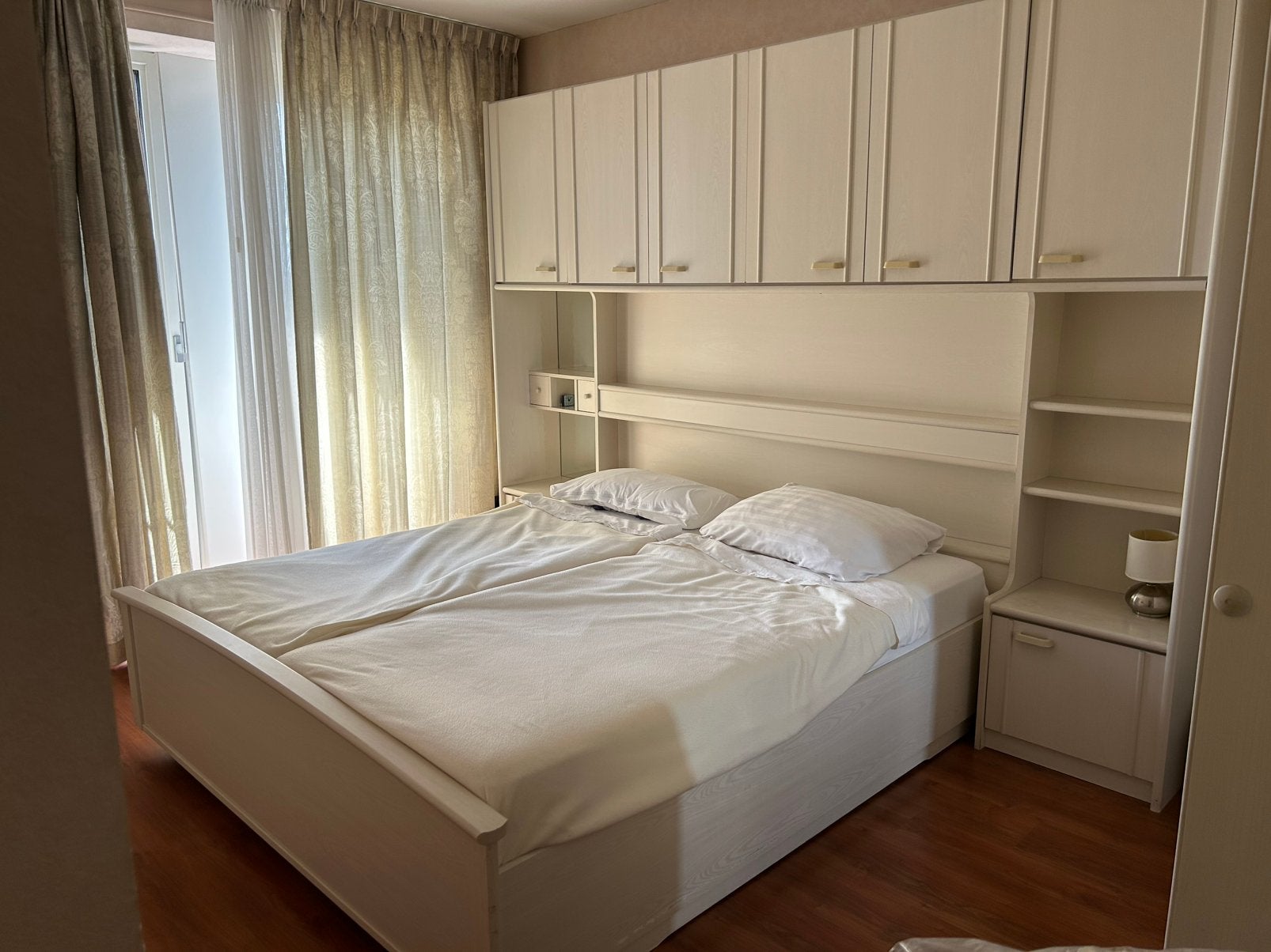 Auping bed met kasten, Ophalen, Gebruikt, Tweepersoons