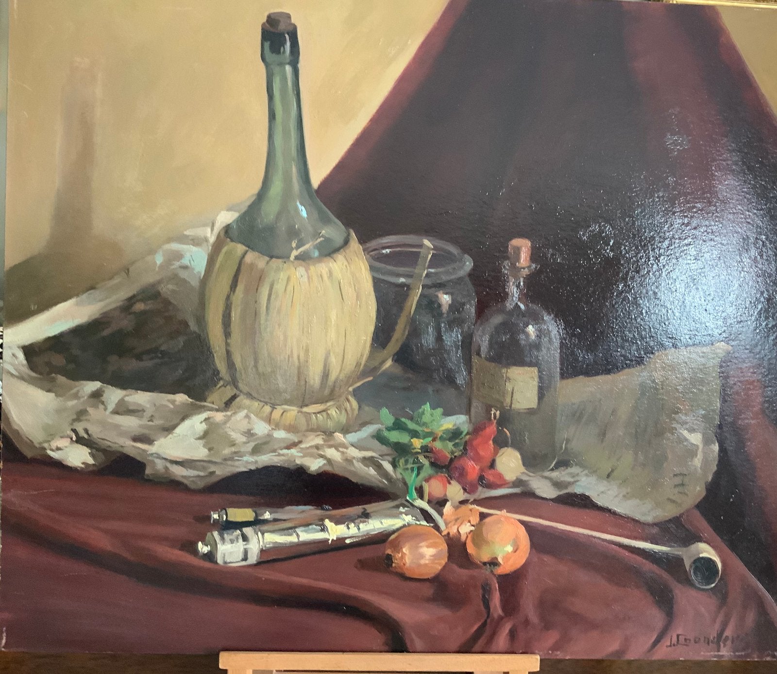 Stilleven zonder lijst 60x75, Antiek en Kunst, Ophalen