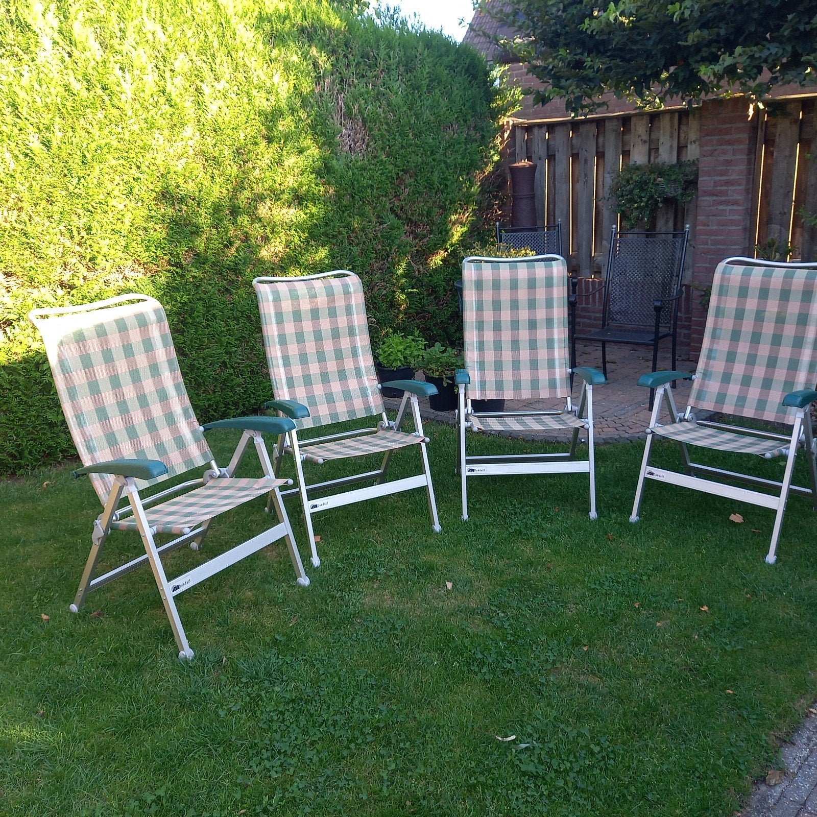 Set van 4 Dukdalf lichtgewicht campingstoelen, Ophalen, Gebruikt, Campingstoel