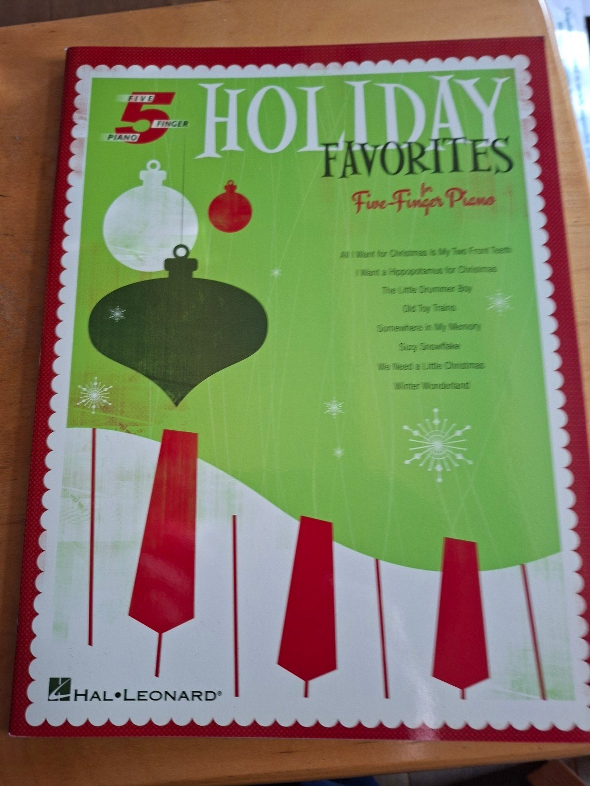 Bladmuziek Piano - Holiday Favorites Five-Finger Piano, Muziek en Instrumenten, Ophalen of Verzenden, Thema, Populair, Piano