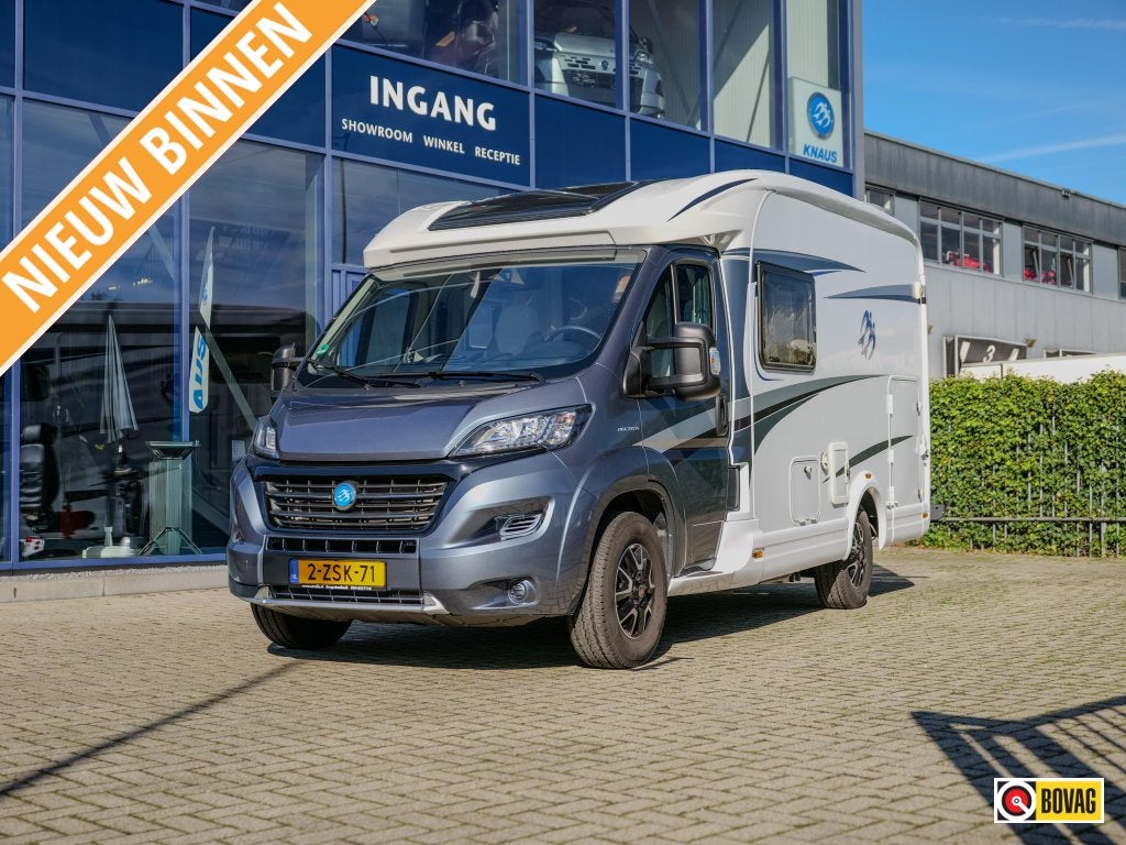 Knaus Van TI 550 MD DWARSBED COMPACT!, Caravans en Kamperen, Automaat, Standaard zit, ABS, Ringverwarming