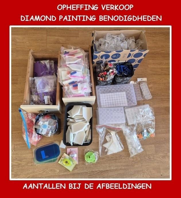 DAIMOND PAINTING BENODIGHEDEN, Hobby en Vrije tijd, Overige Hobby en Vrije tijd, Ophalen of Verzenden, Nieuw
