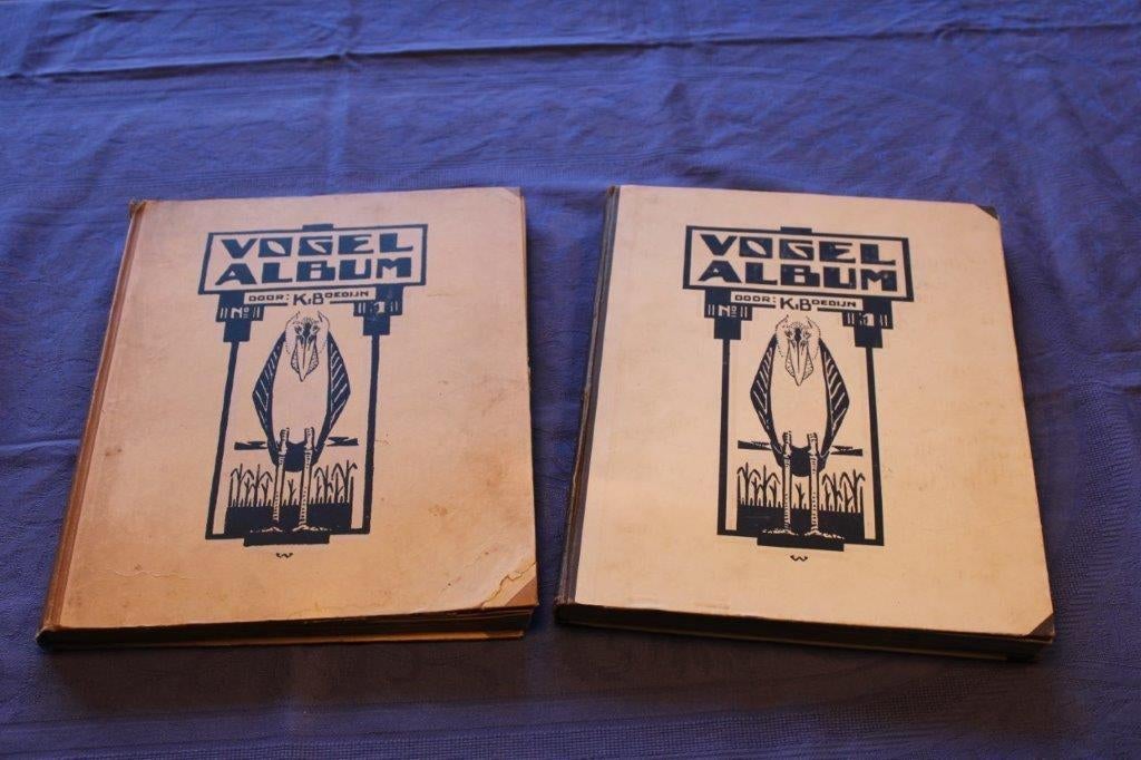 2x het Vogel Album van K Boedijn (versie 1923 + versie 1951), Ophalen of Verzenden, K Boedijn