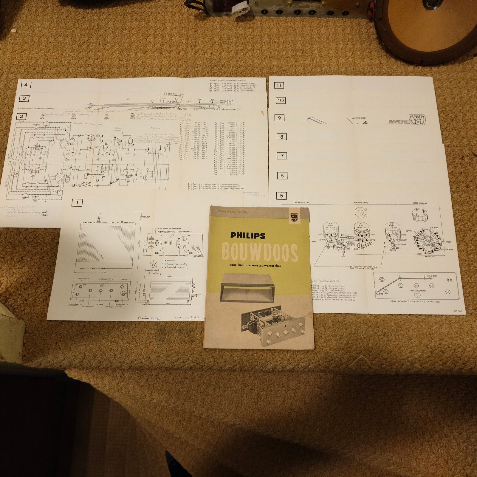Philips handleiding Bouwdoos HF 306, Ophalen of Verzenden