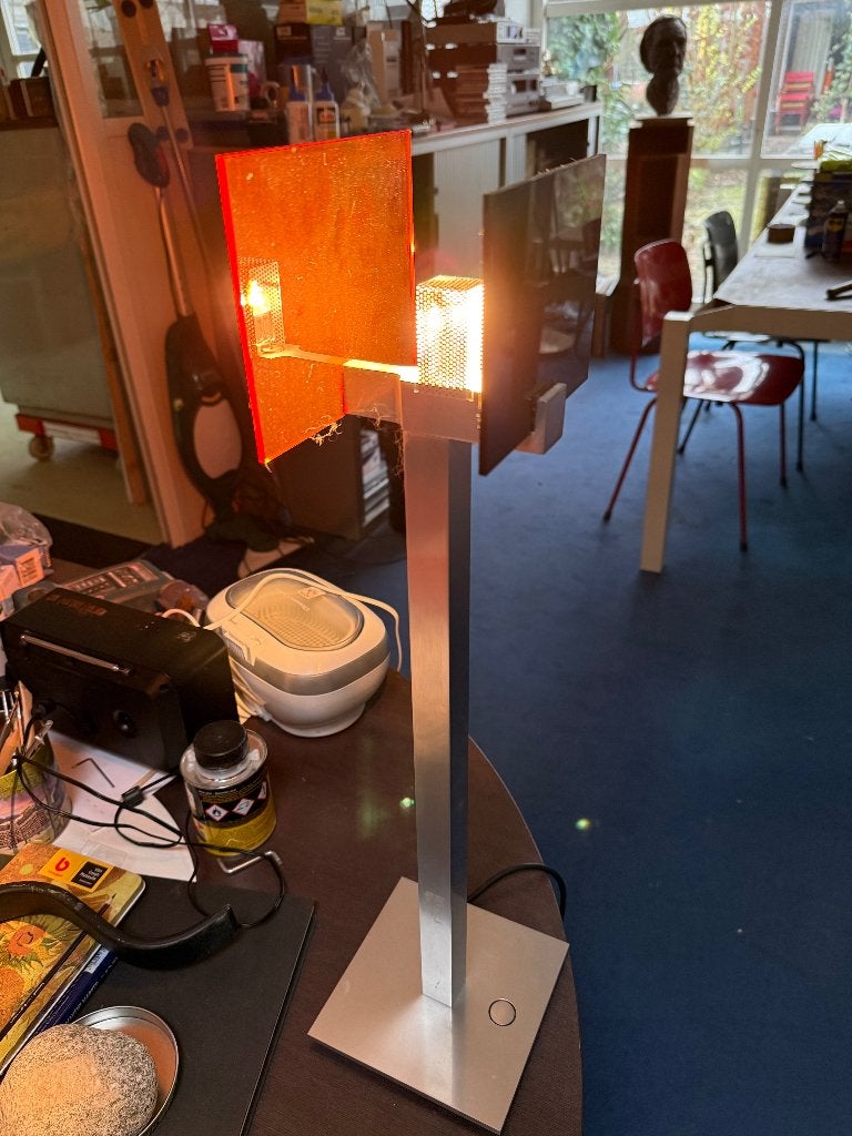 Anta Bureaulamp Projektor lamp Touch Dimmer, Oranje, GU10, Ophalen of Verzenden, Zo goed als nieuw