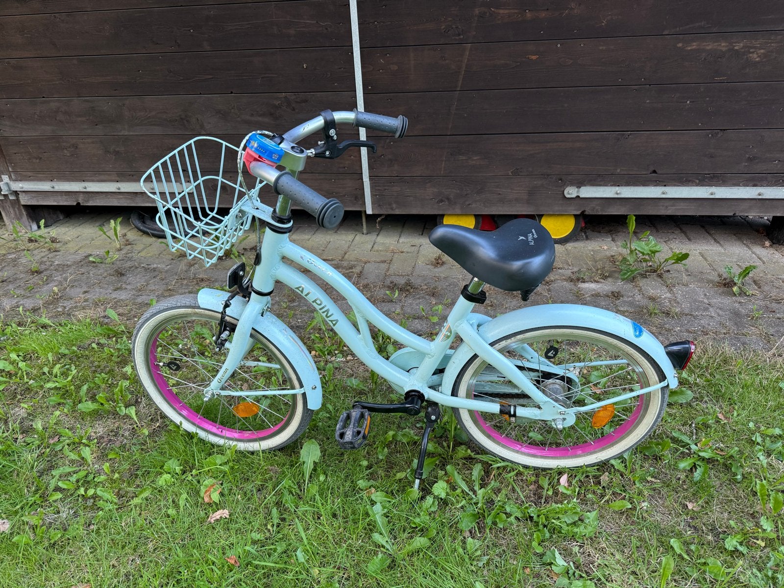 Alpina Ocean kinderfiets 18 inch, Ophalen, Zo goed als nieuw, 16 tot 20 inch