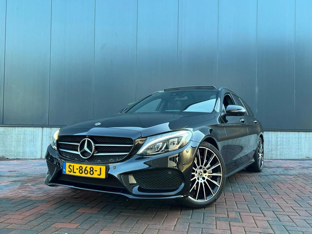 Mercedes-Benz C-klasse Estate 180 AMG Edition Premium Plus *, Automaat, Achterwielaandrijving, Zwart, C-Klasse
