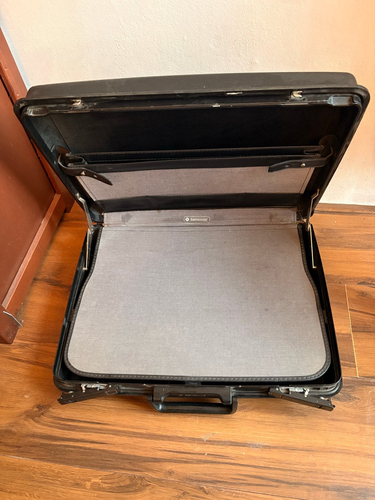Samsonite Hardcover Aktetas / Laptopkoffer Zwart, Ophalen of Verzenden, Gebruikt, Aktetas