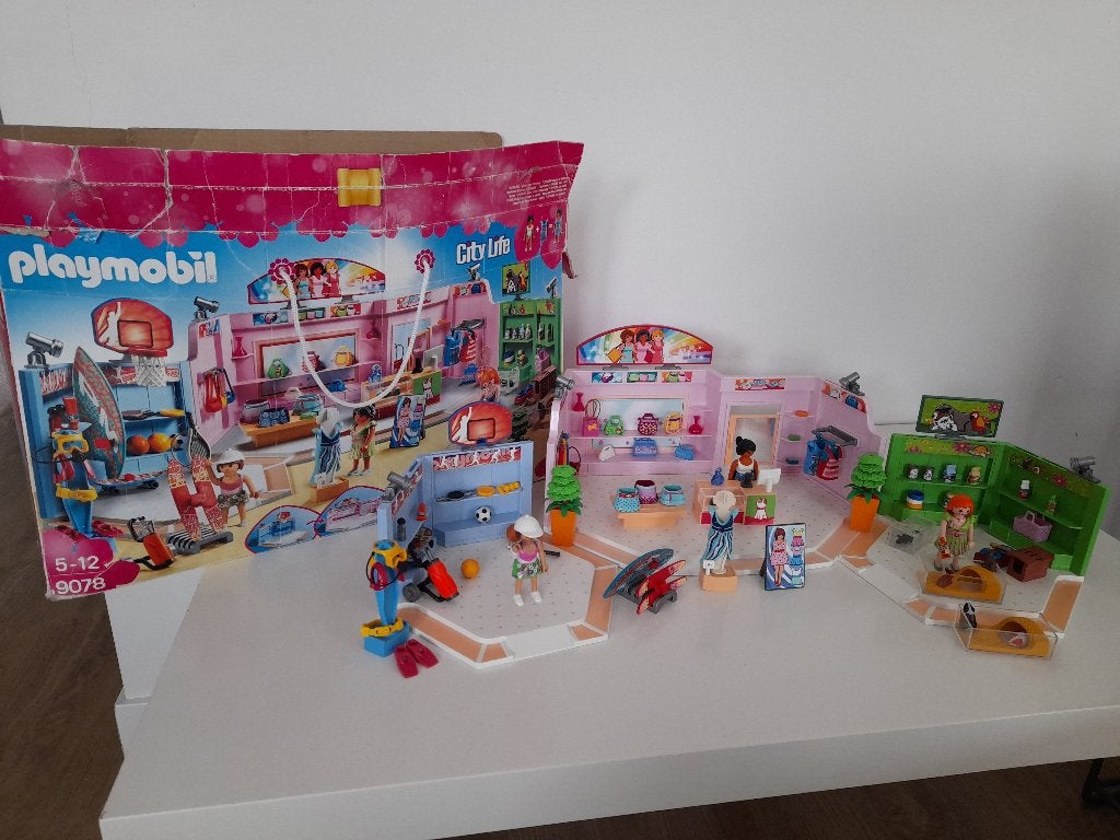 Playmobil City Life Winkelgalerij 9078, Kinderen en Baby's, Speelgoed | Playmobil, Zo goed als nieuw, Ophalen of Verzenden