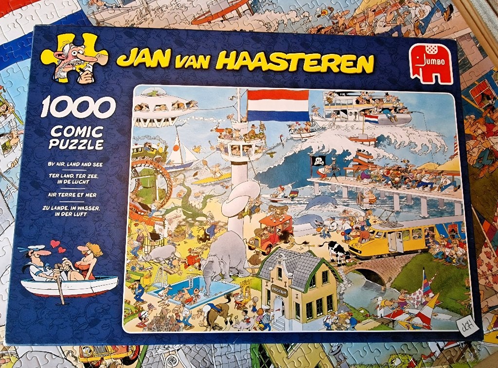 Van Haasteren Puzzel Ter Land Ter Zee, Ophalen, 500 t/m 1500 stukjes, Zo goed als nieuw, Legpuzzel