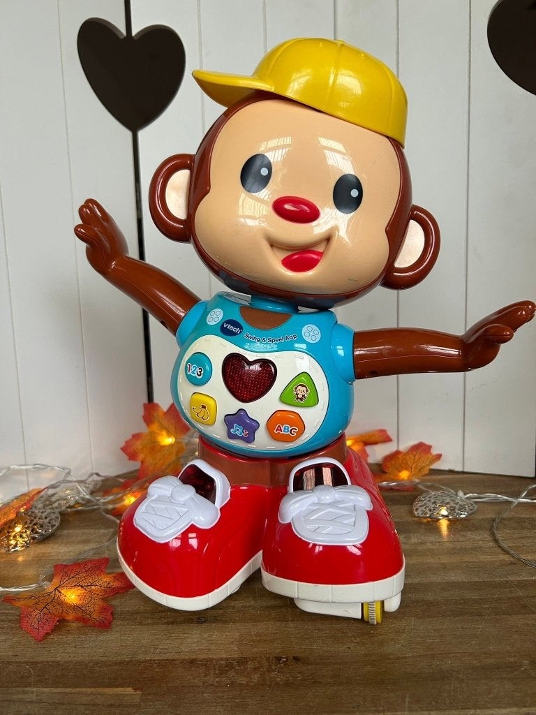 Vtech Swing en Speel Aap interactief speelgoed, Ophalen of Verzenden, Gebruikt, 6 maanden tot 2 jaar