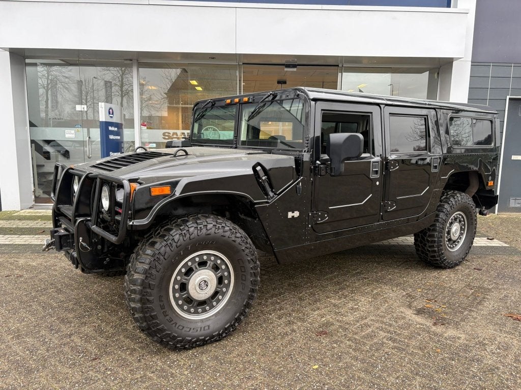 Hummer H1 H1 Alfa duromax 6.6 (bj 2006, automaat), Auto's, Automaat, 4 stoelen, Zwart, Bedrijf