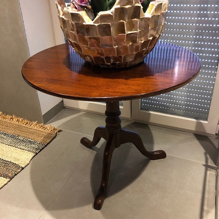 BIJZETTAFEL - LAMPTAFEL EICHHOLTZ TILTTOP ROND -40% korting, Ophalen, Hout, Eichholtz, Delfweg 52 Noordwijkerhout