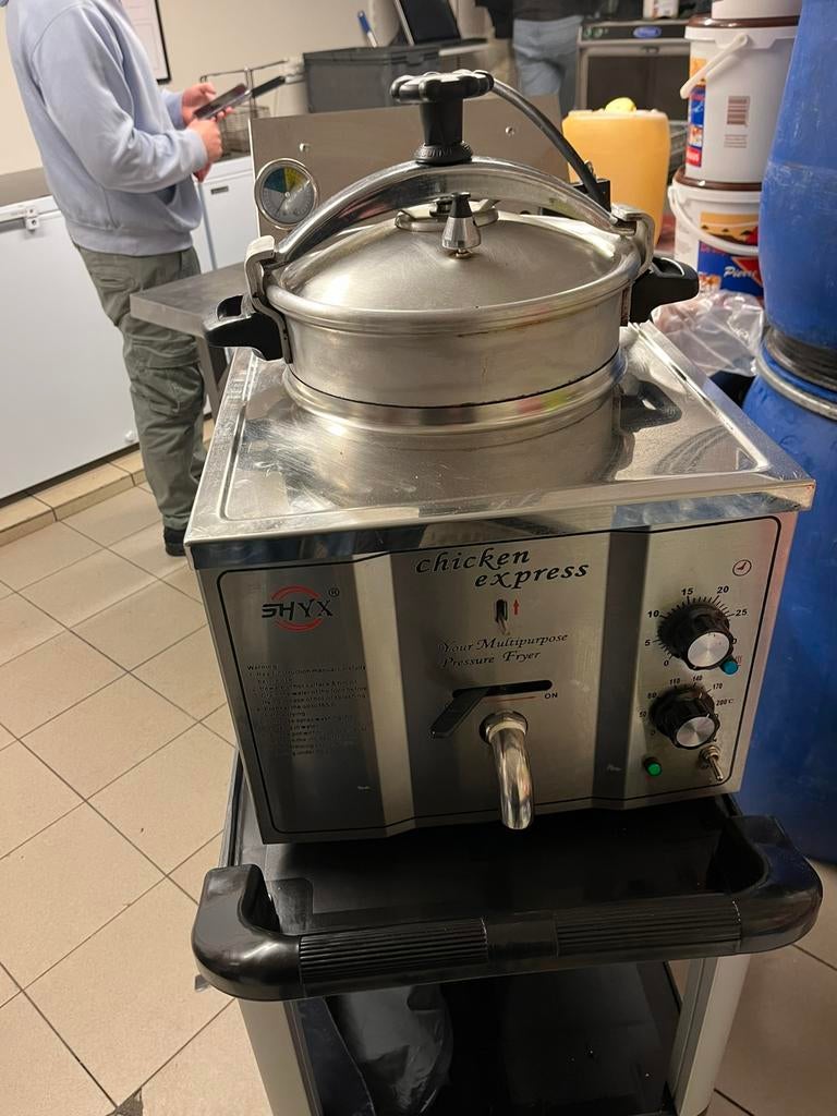 Hogedruk frituurpan 15 liter, Ophalen