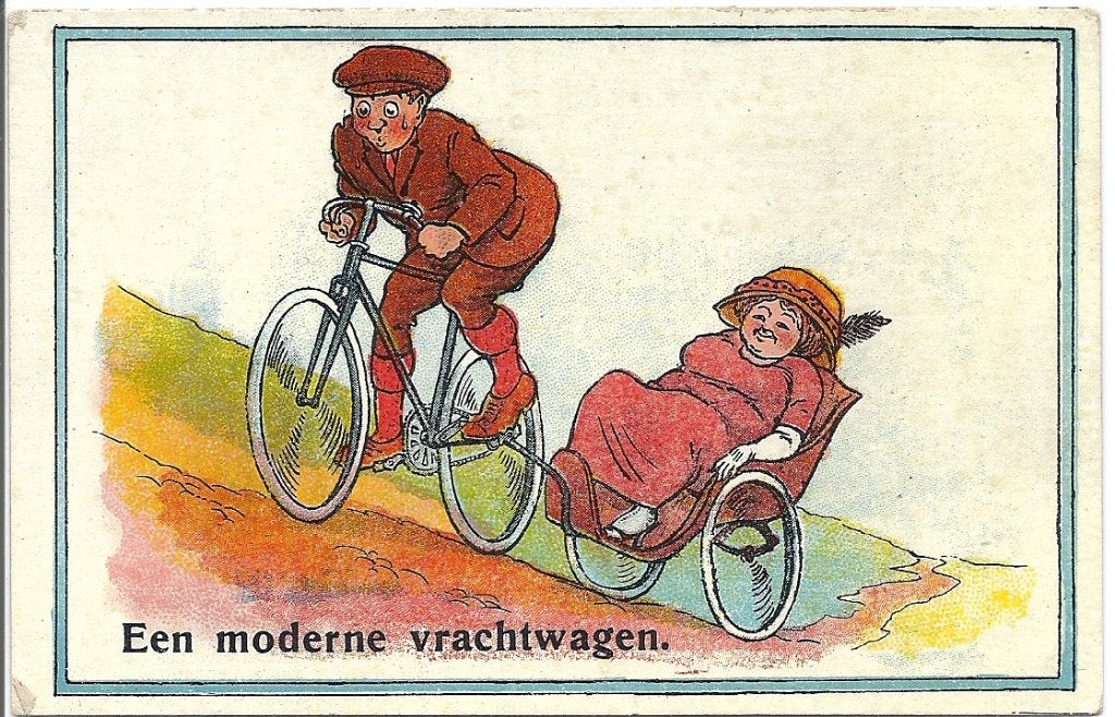 Leuke oude kaart Een moderne Vrachtwagen, Verzenden, Voor 1920, Ongelopen, Voertuig
