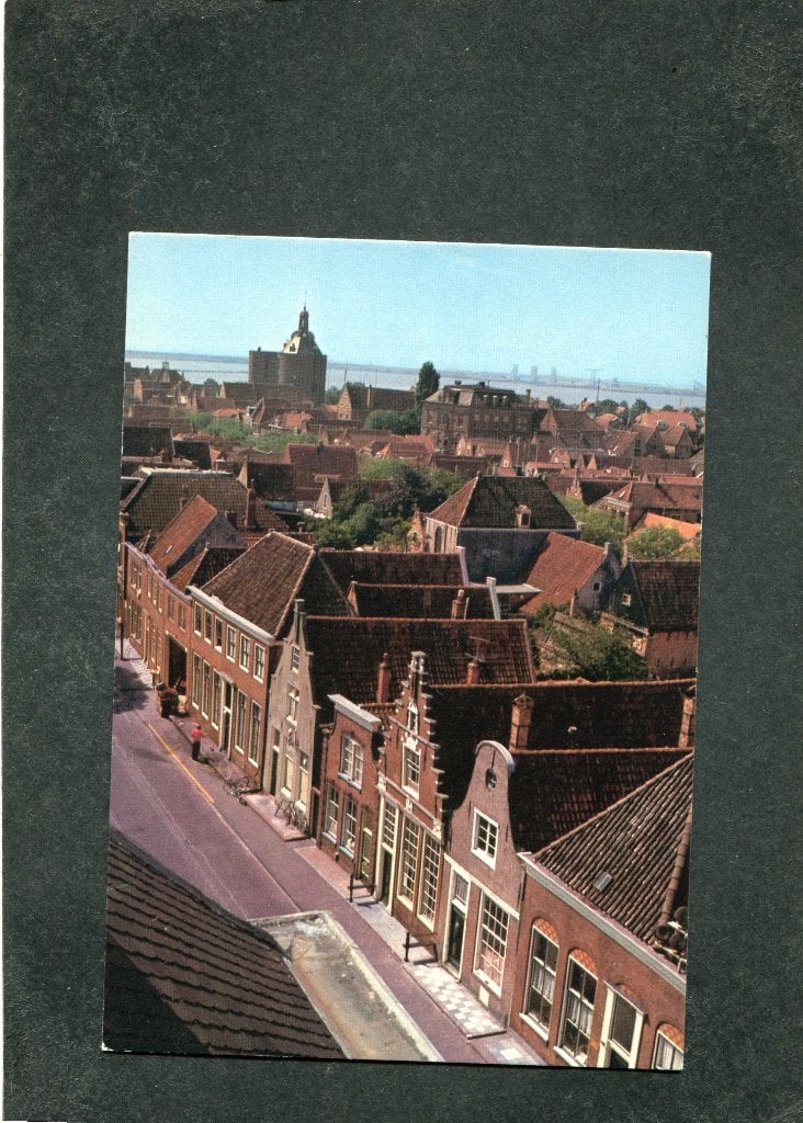 Ansicht Enkhuizen - Overzicht met Breedstraat, Verzenden, 1980 tot heden, Ongelopen, Noord-Holland