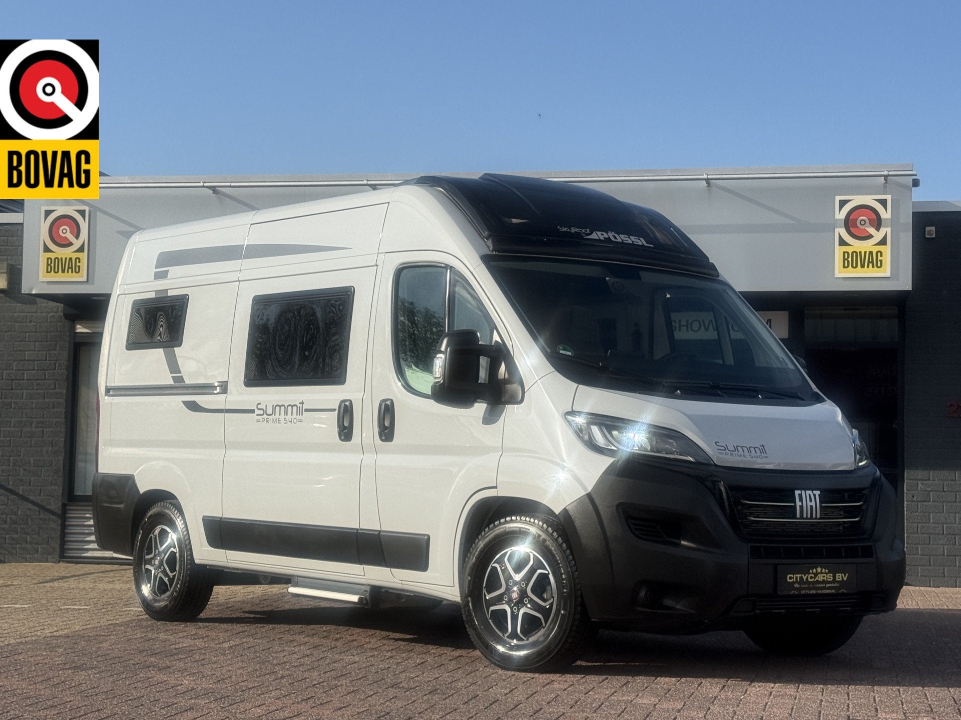 Pössl Summit Prime 540 skyroof 9 traps automaat Euro 6 dwar, Automaat, Buscamper of Camperbus, Ringverwarming, Pössl