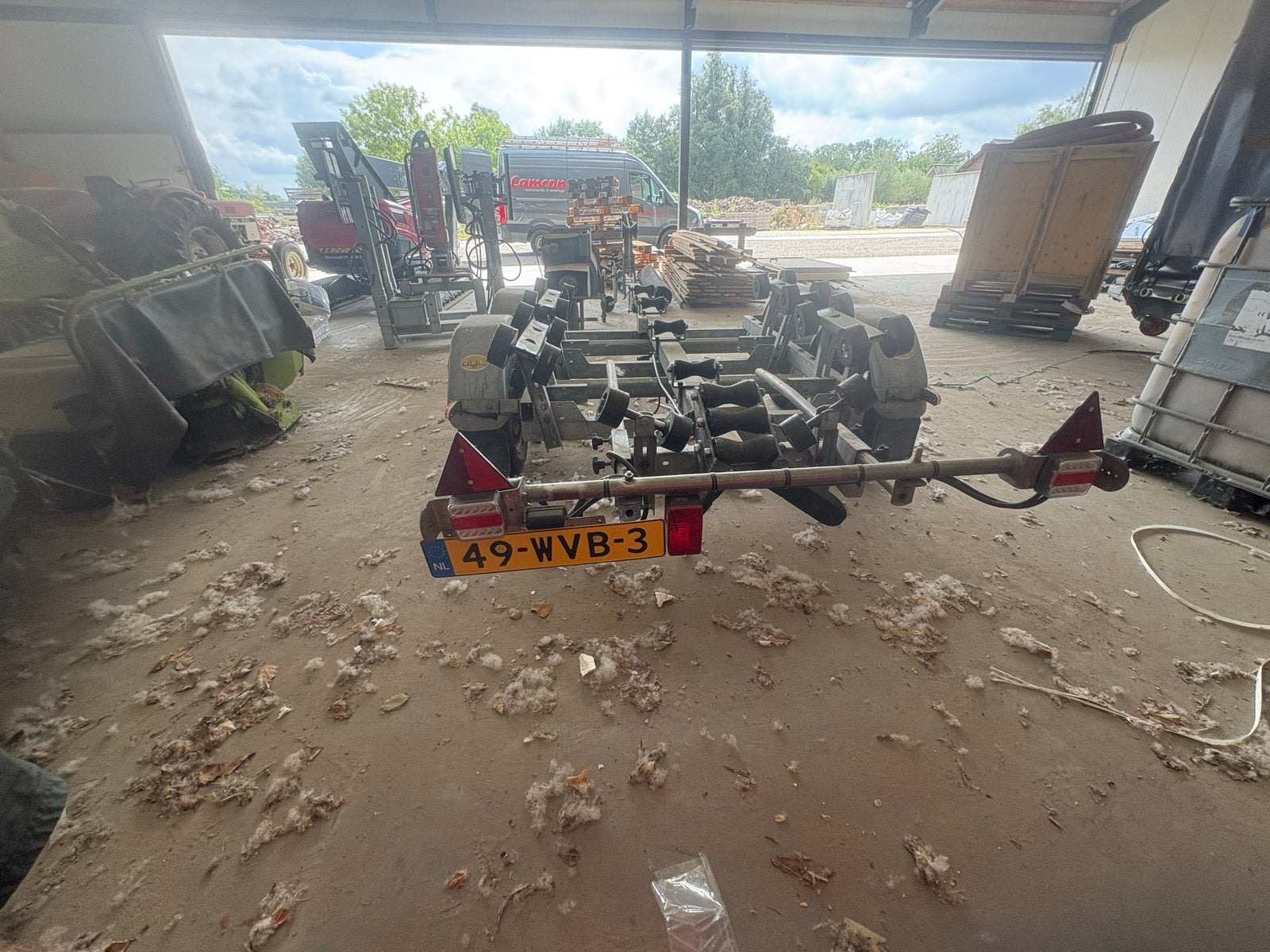 Knappe Riba Kanteltrailer - 1800kg laadvermogen, Watersport en Boten, Boottrailers, Ophalen, Gebruikt, 1500 tot 3000 kg, 6 tot 9 meter