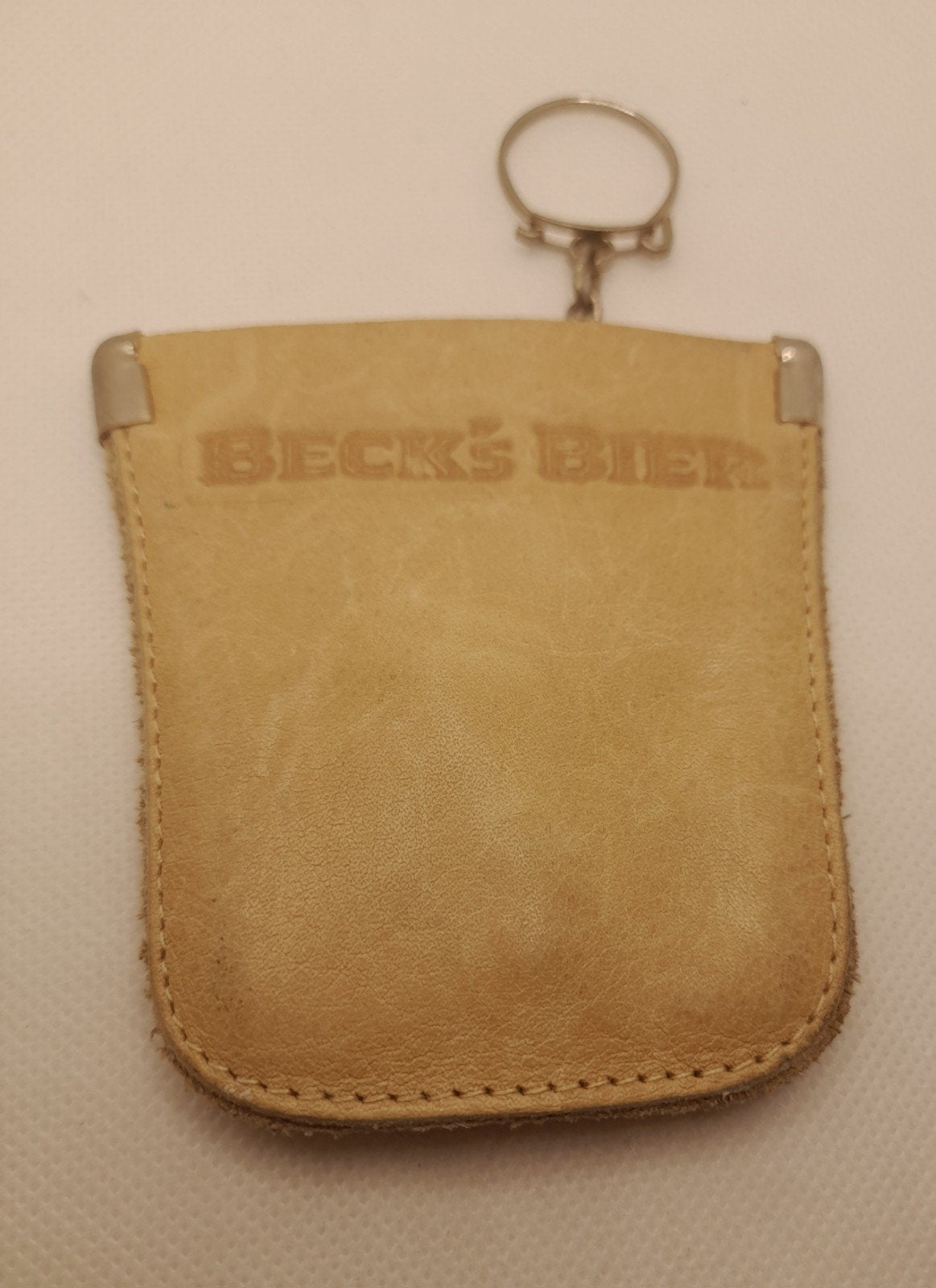 Vintage Beck's Bier sleuteletui / sleutelhanger, Ophalen of Verzenden, Gebruikt, Gebruiksvoorwerp