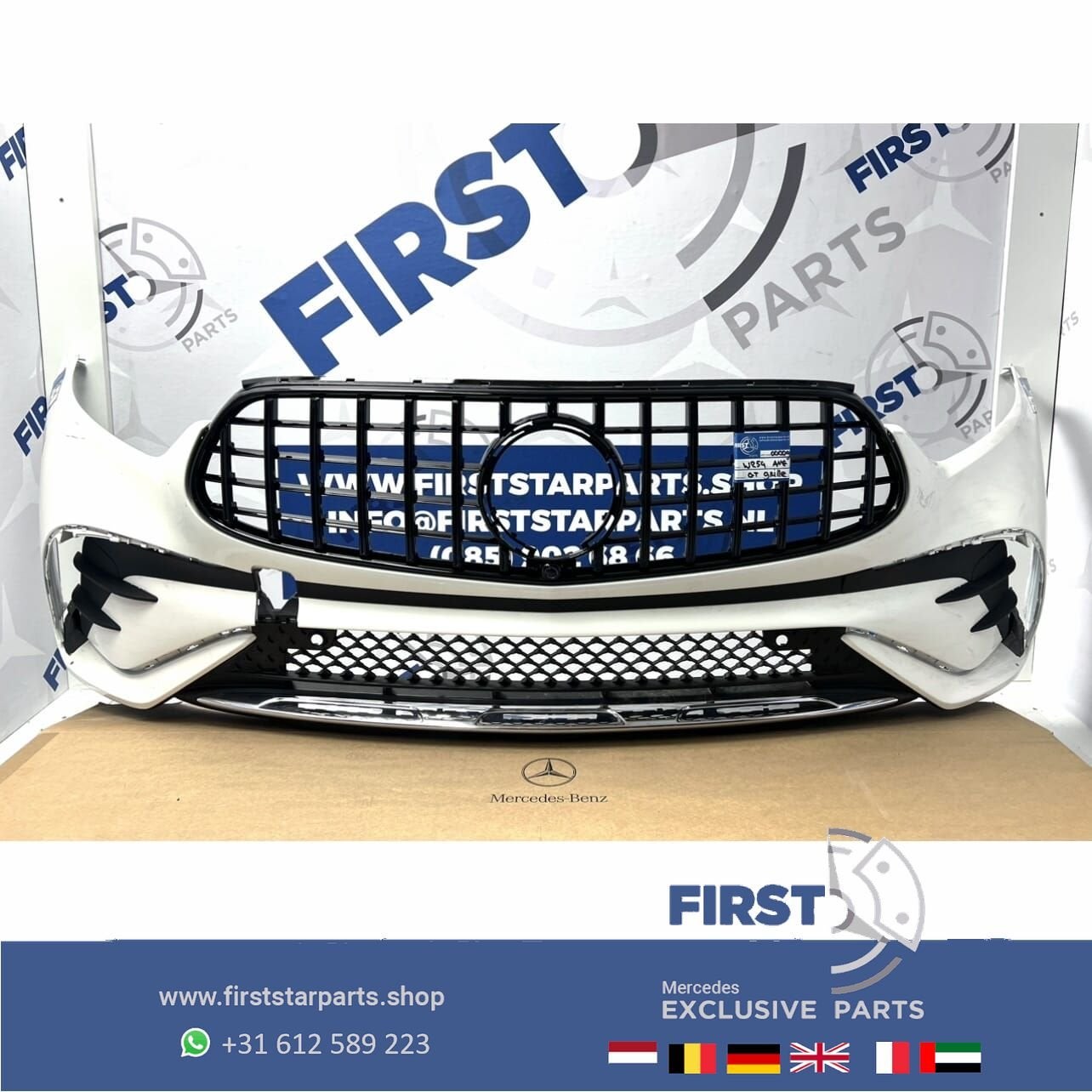 W254 X254 C254 BUMPER GLC 43 AMG VOORBUMPER ORIGINEEL + GT G, Gebruikt, -, Voor, Ophalen of Verzenden