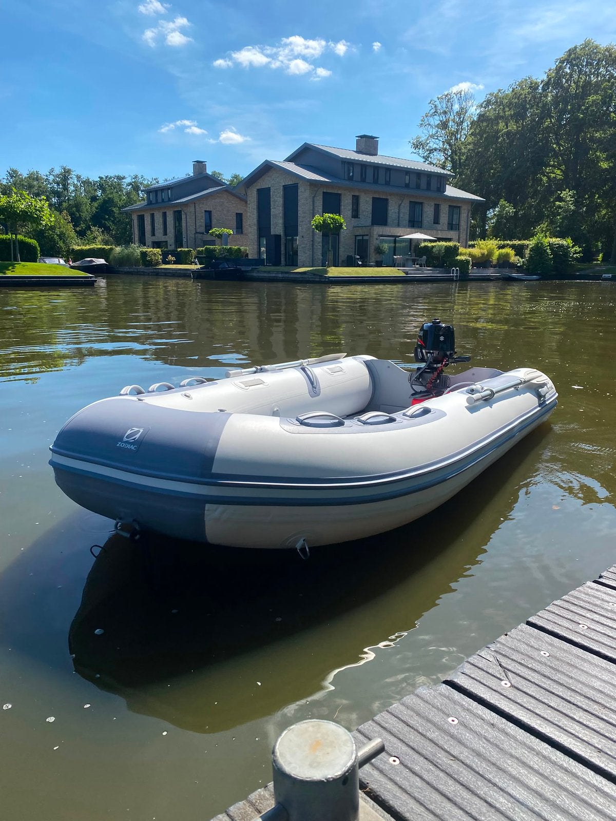 Zodiac Cadet 350 ALU + Suzuki 6PK 4-Takt, Ophalen, Aluminium, Brandstoftank, Zodiac