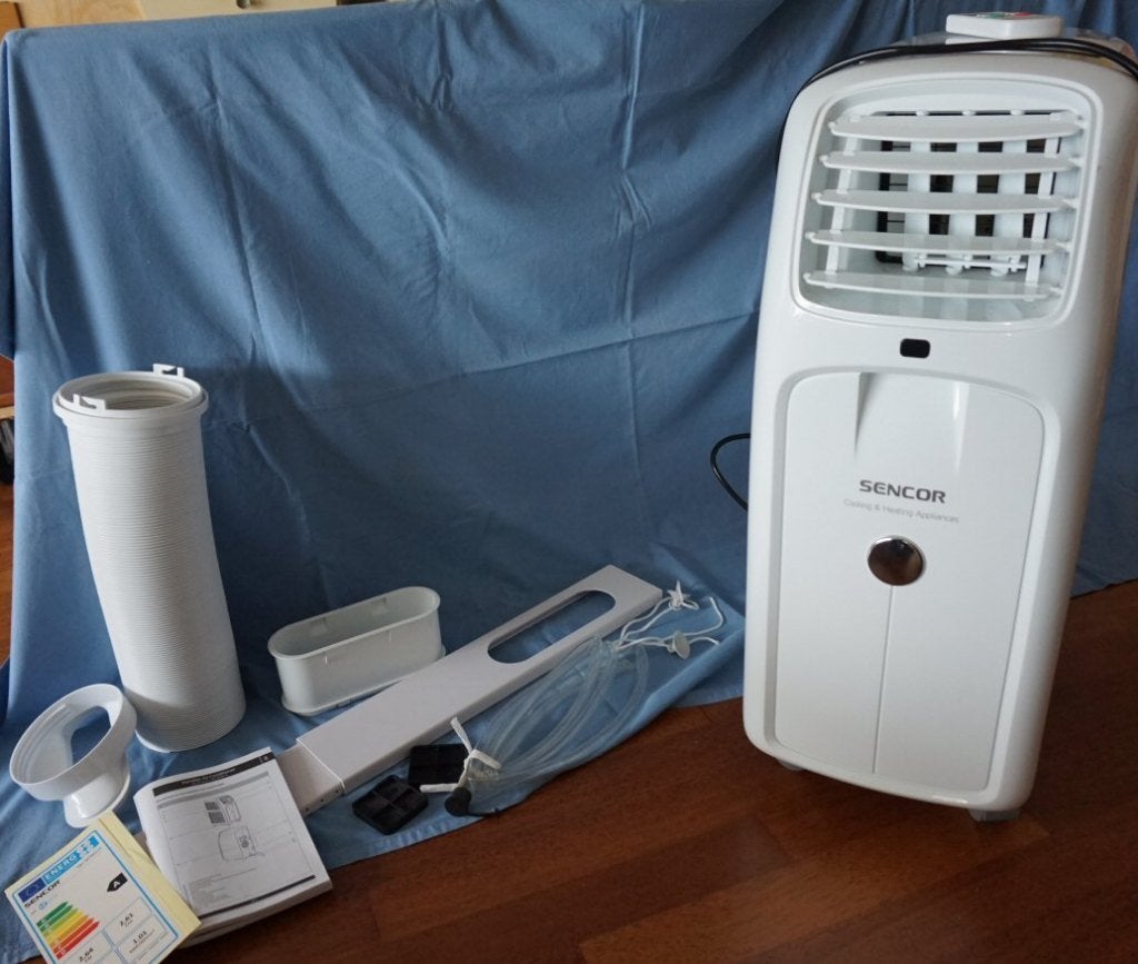 Mobiele airco Sencor SAC MT9011C met afstandsbediening, Ophalen, Gebruikt, Minder dan 60 m³, 3 snelheden of meer