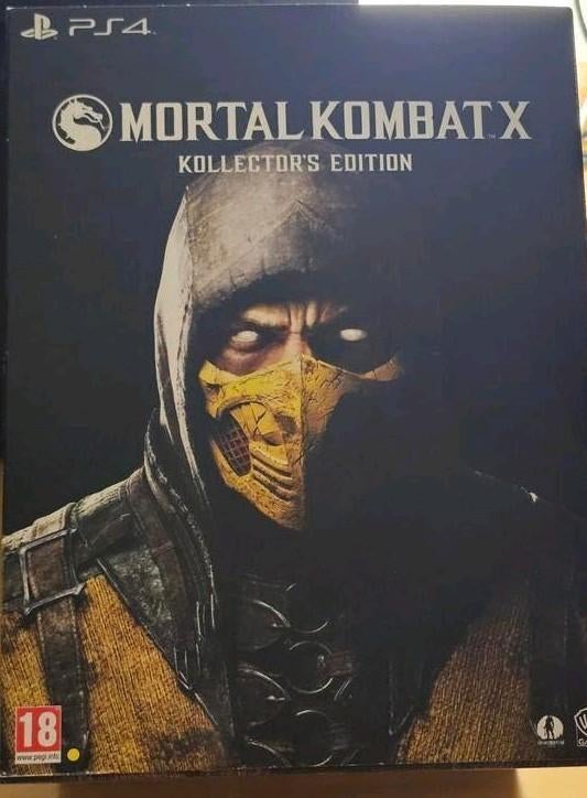 Mortal Kombat X Kollector's Edition PS4 - Nieuwstaat, Online, Vanaf 18 jaar, Vechten, 1 speler