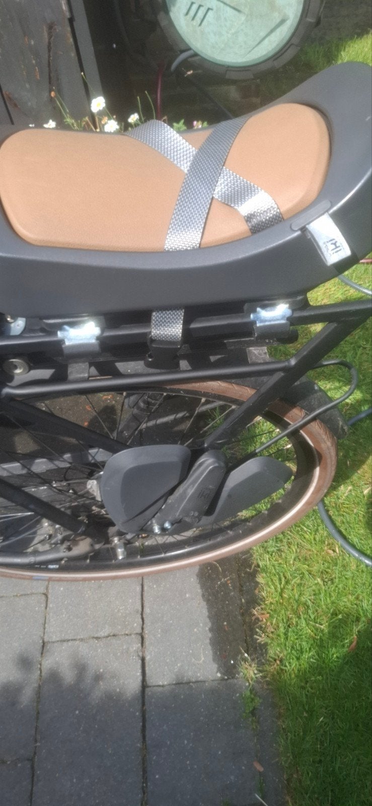Urban Iki Achterzitje met 2x adapter en  zitting en voetsteu, Fietsen en Brommers, Achterzitje, Ophalen of Verzenden, Urban Iki