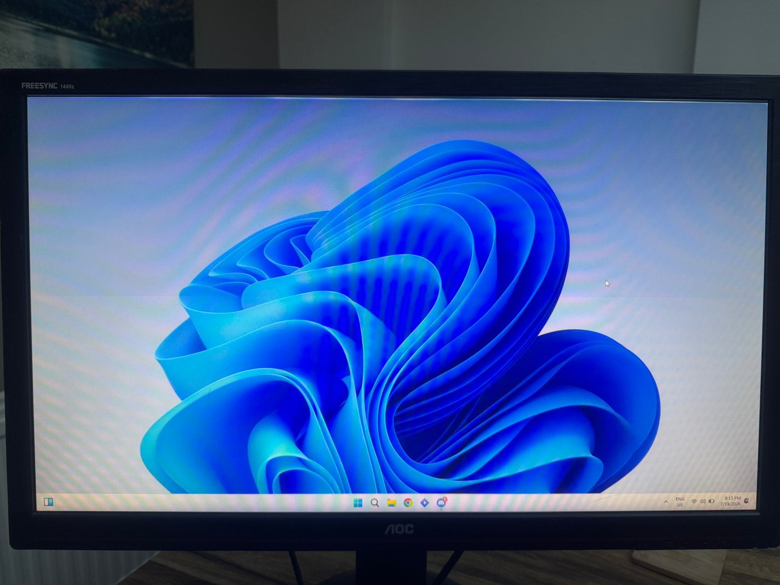 AOC 144hz 1080p Monitor 27 inch, Gaming, Gebruikt, In hoogte verstelbaar, 101 t/m 150 Hz