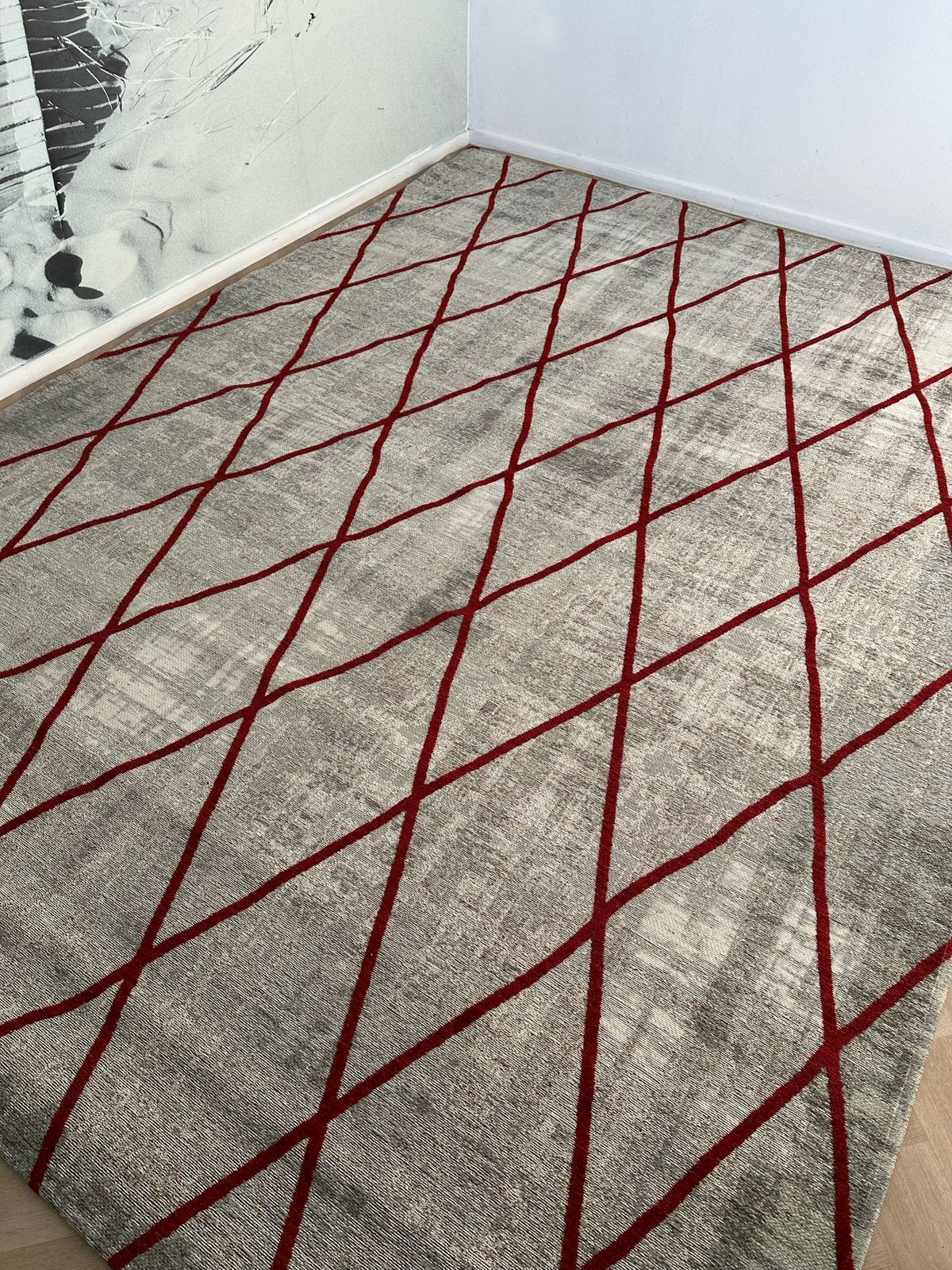 Brinker Retro Cross red 240/340 XXL, Ophalen of Verzenden, 200 cm of meer, Rechthoekig, Nieuw