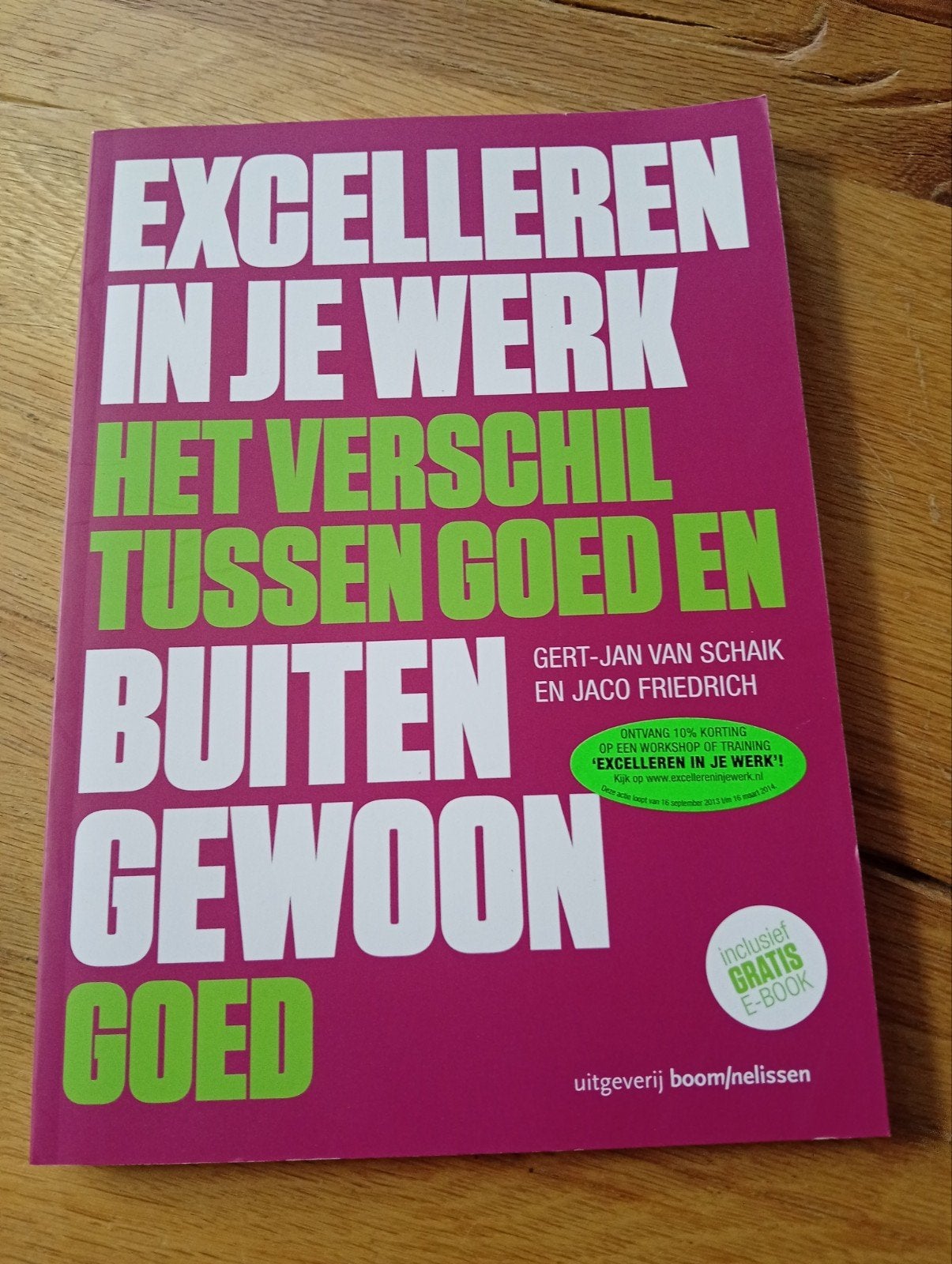 Excelleren in je werk - gert-jan van Schaik, Ophalen of Verzenden, Zo goed als nieuw, Gert-Jan van Schaik en Jaco Friedrich
