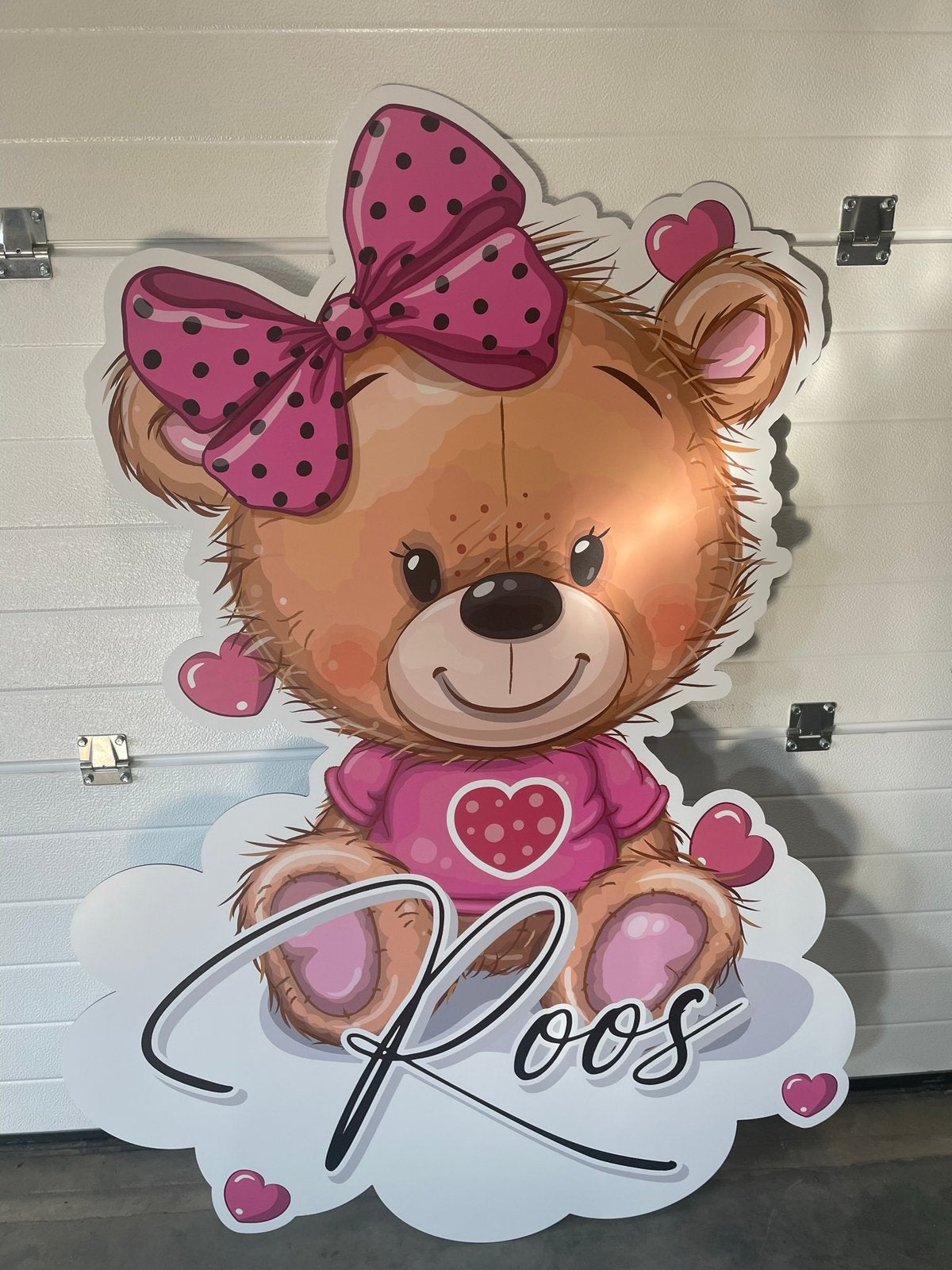 Geboortebord - Beertje - te personaliseren met naam, Kinderen en Baby's, Ophalen of Verzenden, Nieuw, Geboortebord