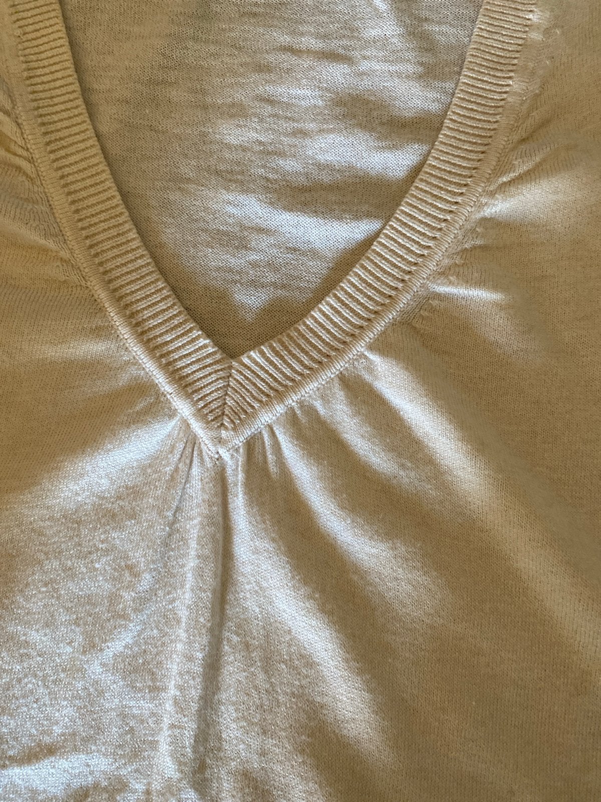 Repeat shirt met korte mouwen 55% zijde, Kleding | Dames, Maat 38/40 (M), Beige, Ophalen of Verzenden, Zo goed als nieuw