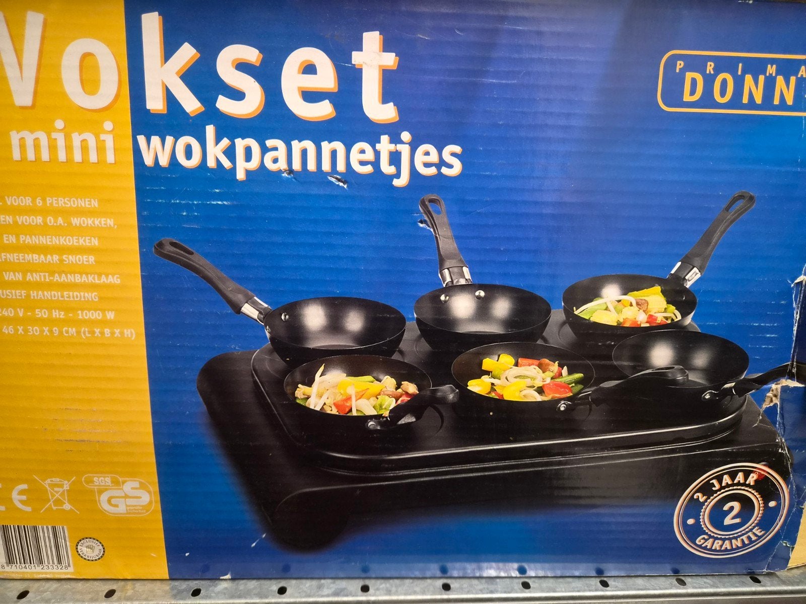 Wokset mini wokpannetjes - Nieuw, doos beschadigd, Overige typen, Ophalen, Nieuw
