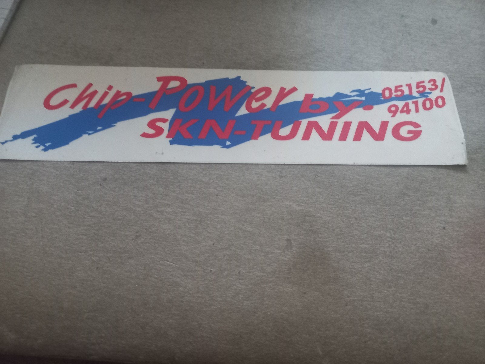 Chip-Power by SKN-Tuning Sticker, Ophalen of Verzenden