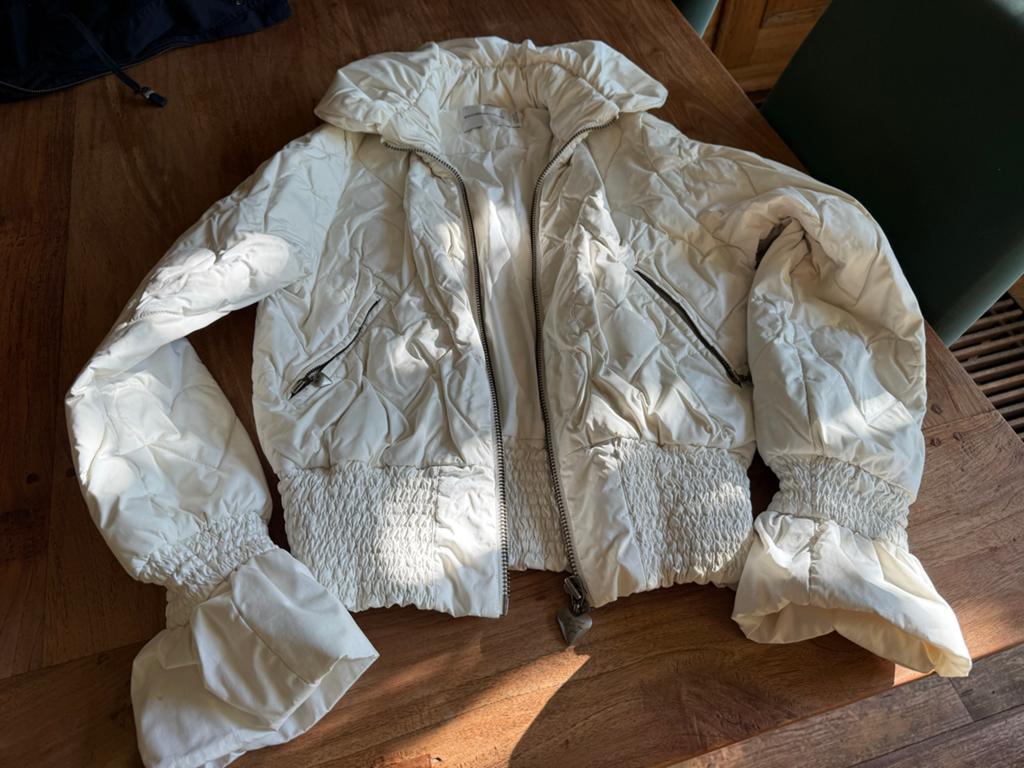 Special edition Viktor & Rolf H&M Witte hartjes Jas Maat 38, Kleding | Dames, Jumpsuits, Ophalen of Verzenden, Zo goed als nieuw