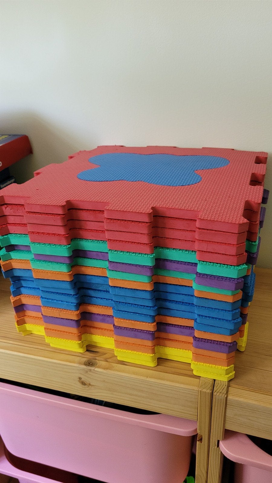 Kleurrijke foam vloertegels voor speelplek, Ophalen of Verzenden, Gebruikt, Jongen of Meisje