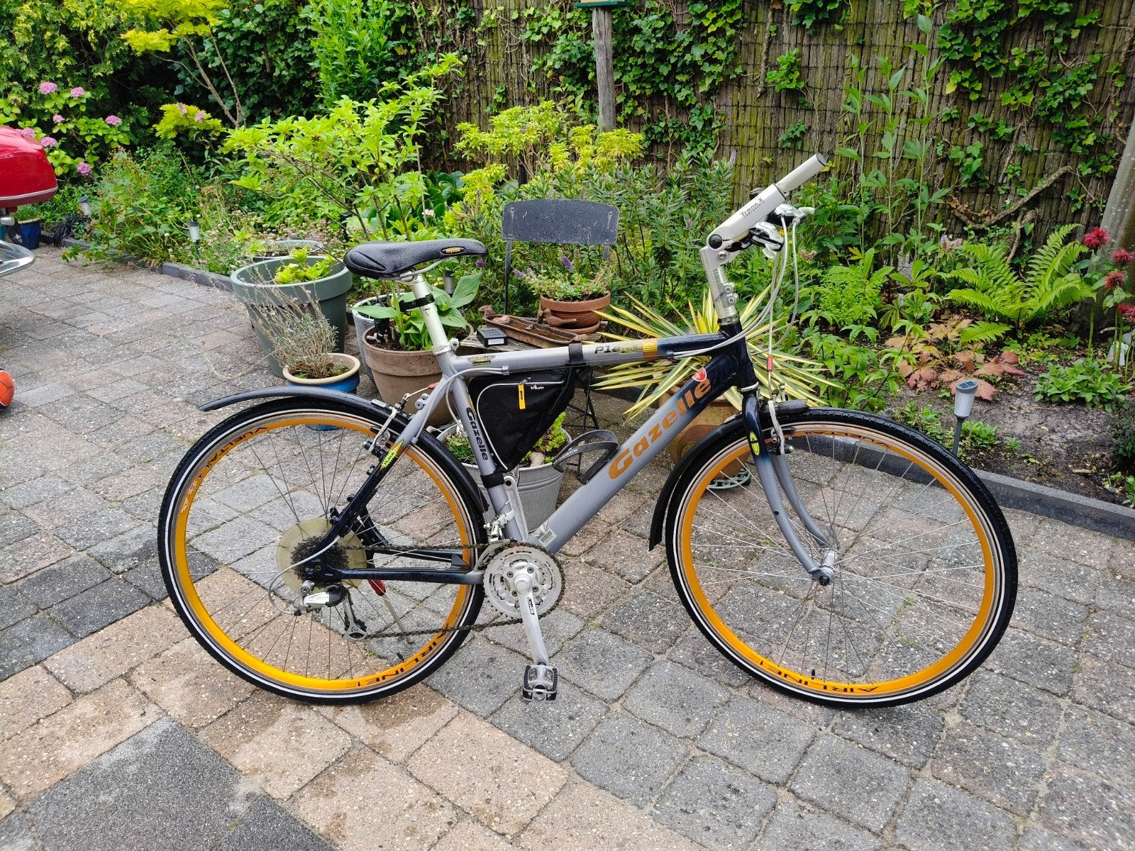 Gazelle Playa Aluminium 7000 Series Fiets, Ophalen, 28 inch, Gebruikt, Velgrem