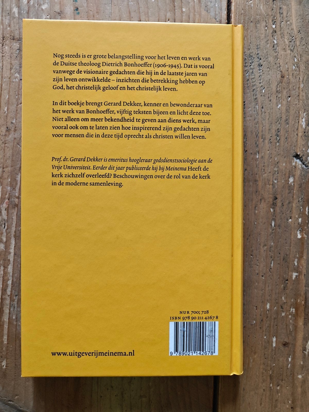 Leren geloven met Bonhoeffer., Ophalen of Verzenden, Zo goed als nieuw