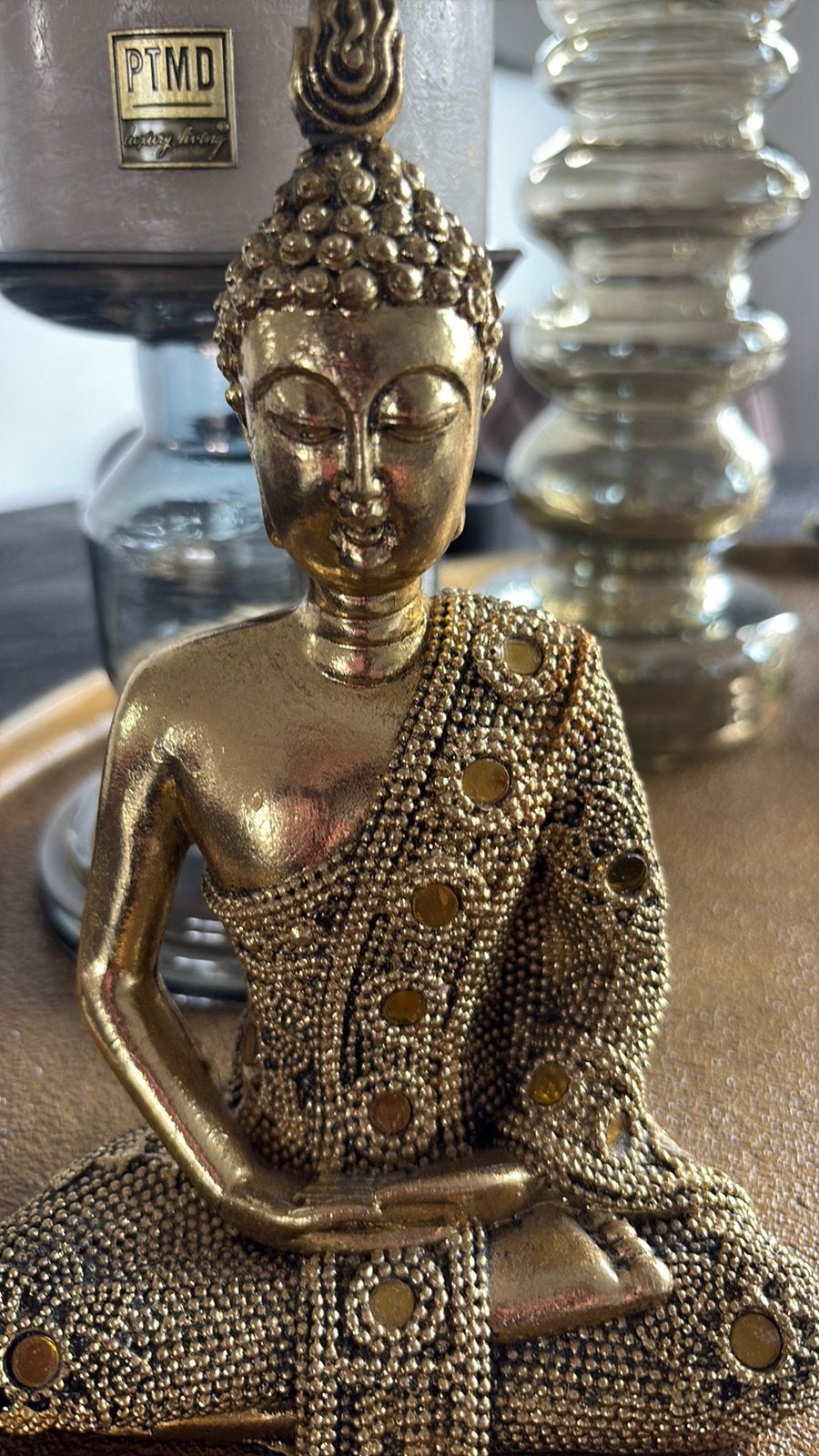 Budha beeldje nieuw, Ophalen of Verzenden, Zo goed als nieuw