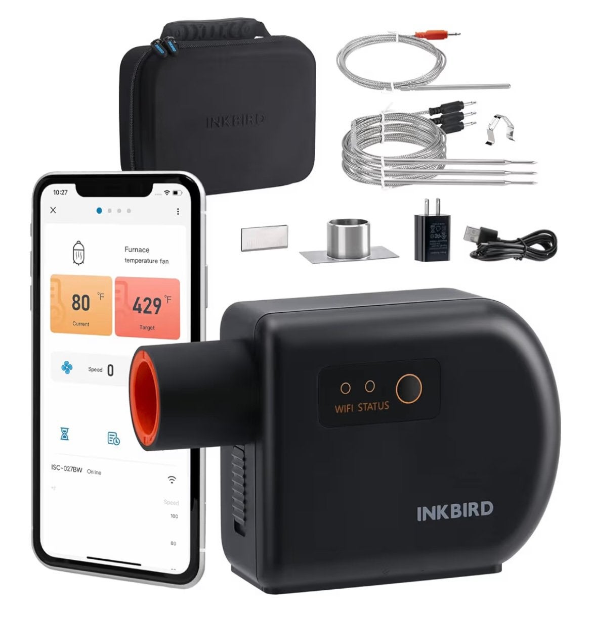 INKBIRD Wi-Fi Bluetooth BBQ Controller, Ophalen of Verzenden, Nieuw