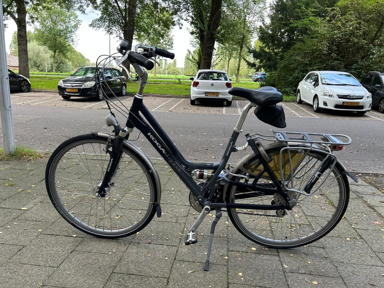 Koga Miyata damesfiets met versnellingen en vering, Fietsen en Brommers, Velgrem, Versnellingen, Ophalen, Overige merken