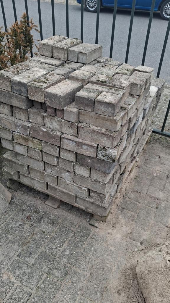 Klinkers ca. 10m2, eventueel meer in overleg, Tuin en Terras, Ophalen, Gebruikt, Klinkers, 10 m² of meer