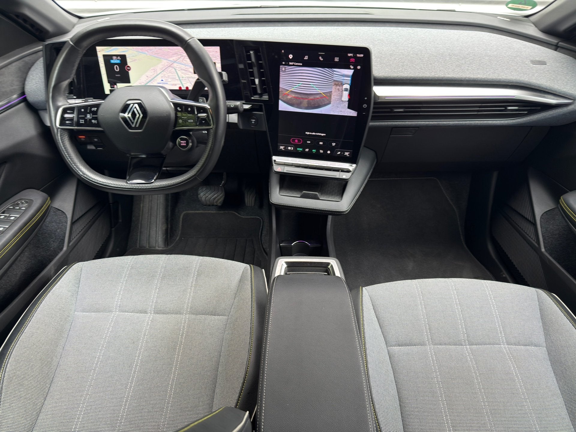 Renault Mégane MEGANE E-TECH EV60 Techno ELECTRIC l ACC l 3, Stof, Zwart, Wit, 462 km