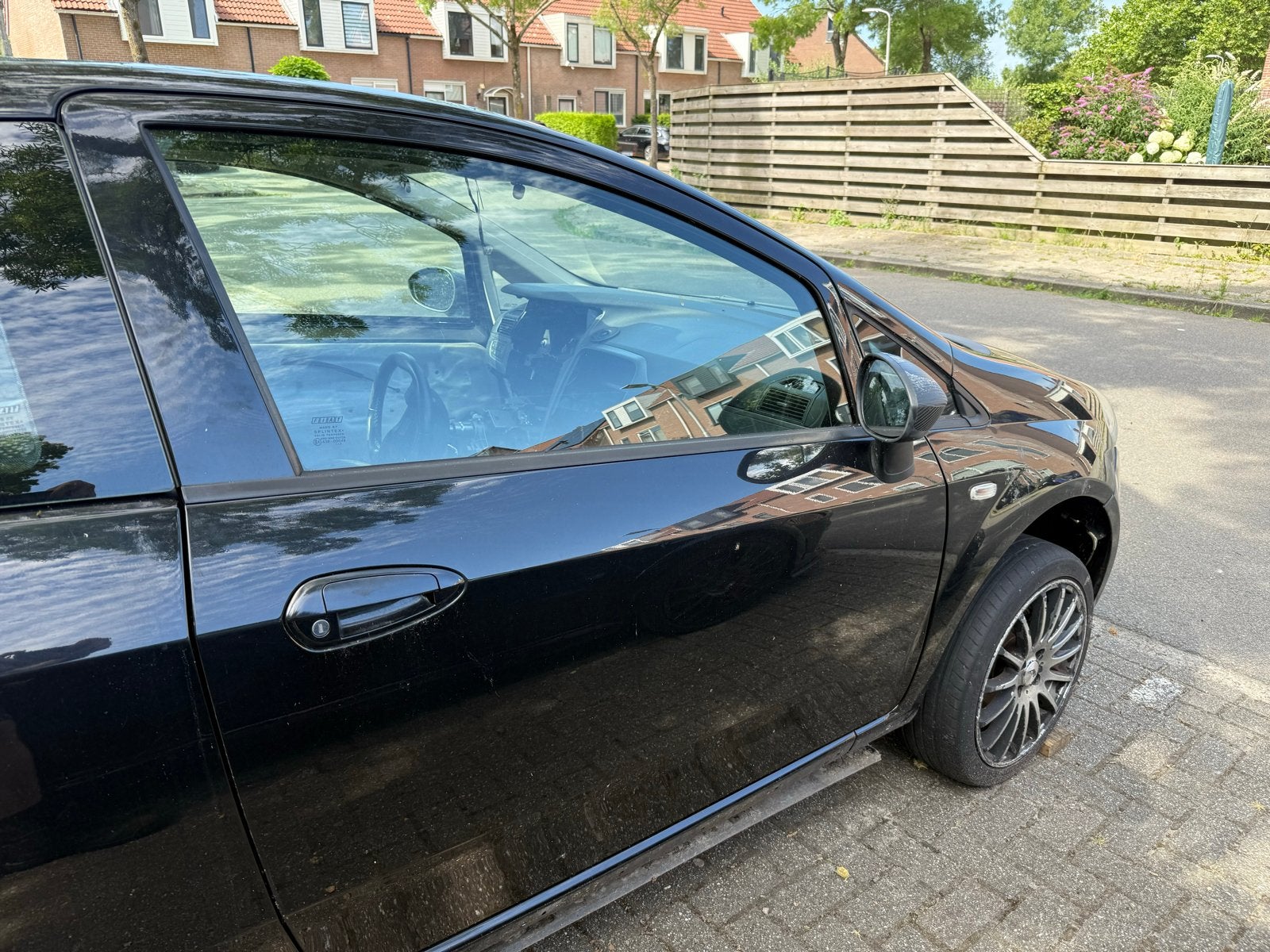 Deur en spatbord rechts Fiat Grande Punto 3-deurs, Ophalen, Gebruikt, Deur, Rechts