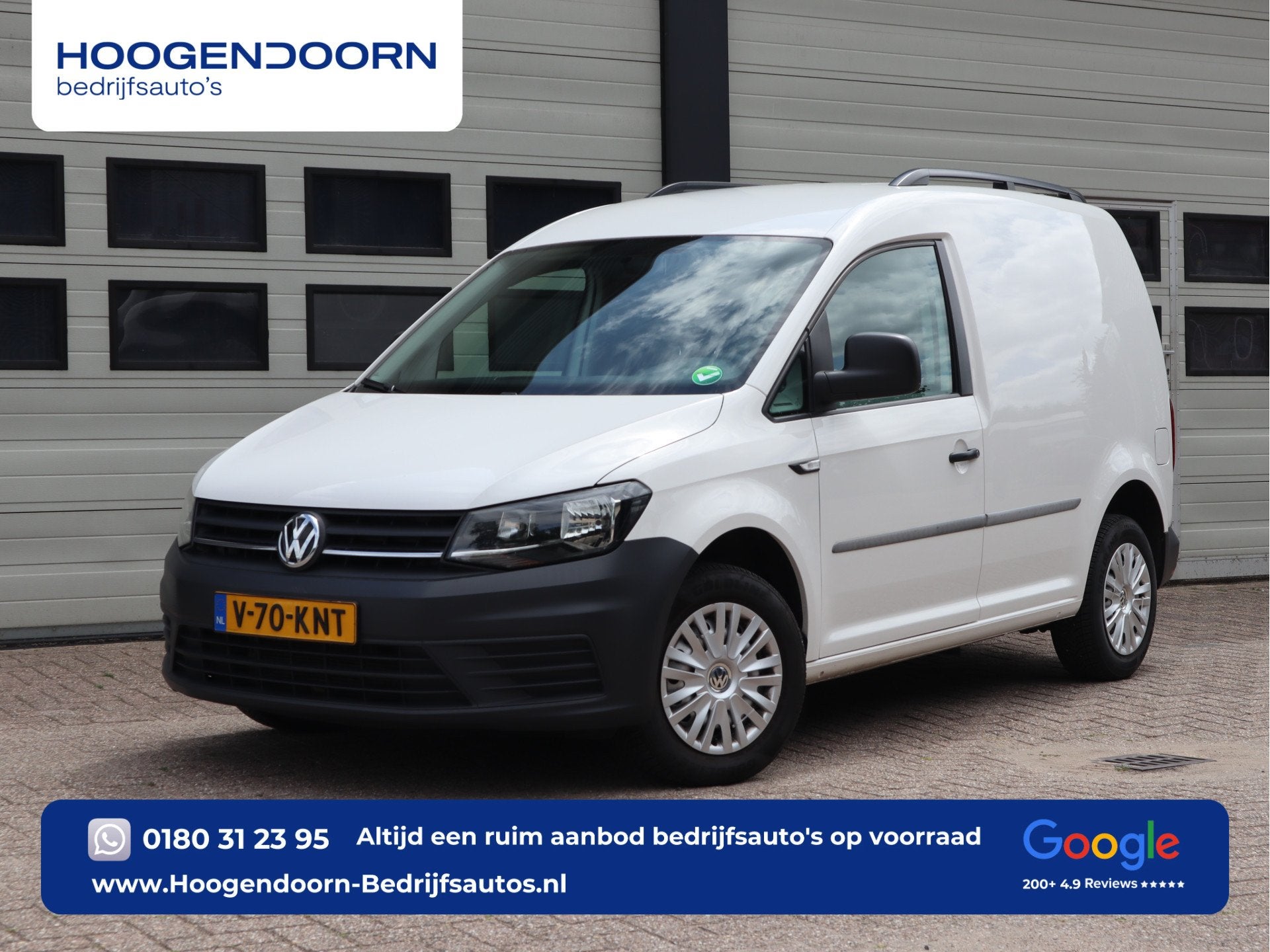 Volkswagen Caddy 2.0 TDI 75 pk Euro 6 - Marge - Airco - Appl, Auto's, Bestelauto's, Start-stop-systeem, Gebruikt, 4 cilinders