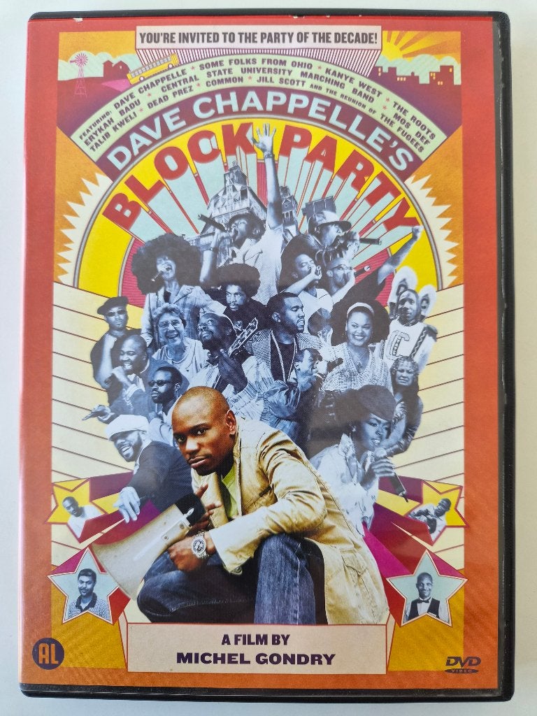 Dave Chappelle's Block Party - van Michel Gondry - uit 2005, Alle leeftijden, Ophalen of Verzenden, Zo goed als nieuw