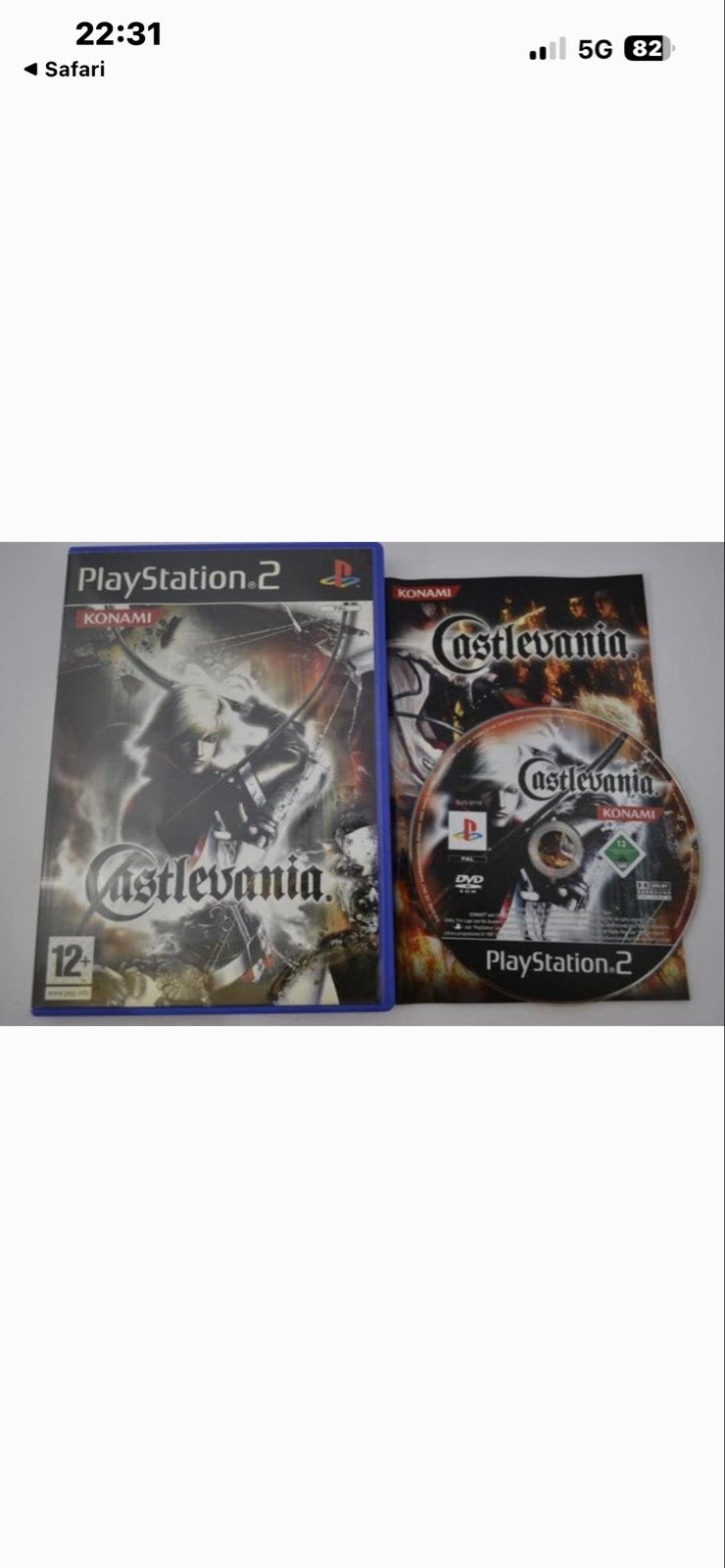 Castlevania PlayStation 2 PS2 Game - Zo goed als nieuw, 1 speler, Zo goed als nieuw, Vanaf 12 jaar, Ophalen