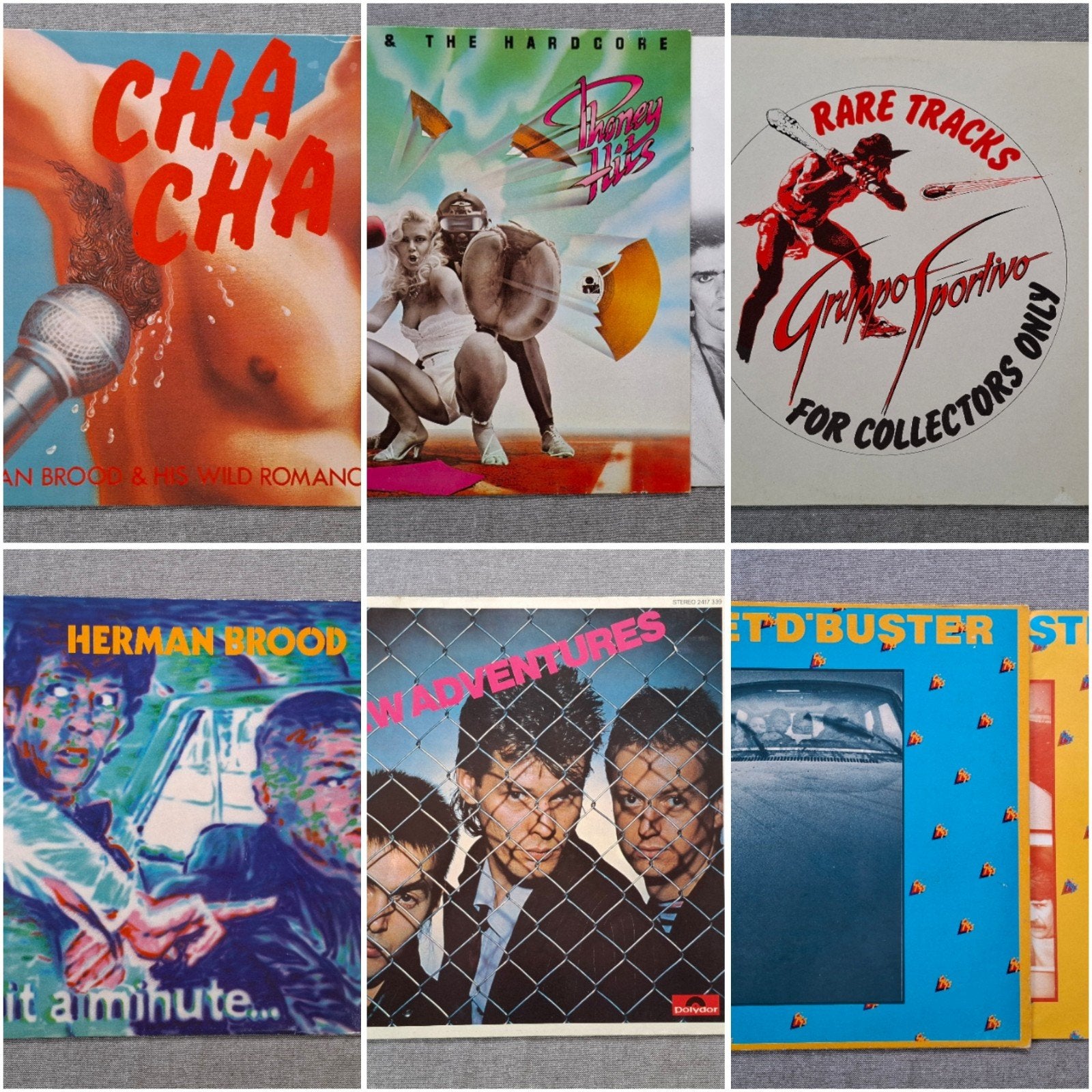 6 LP Nederpop ( Herman Brood, Gruppo, Phoney, New Adventures, Cd's en Dvd's, Ophalen of Verzenden, 12 inch, Pop, LP