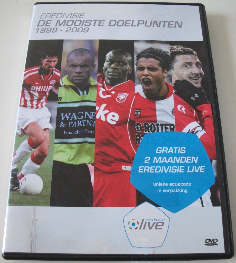 Dvd *** EREDIVISIE *** De Mooiste doelpunten 1999-2009, Alle leeftijden, Voetbal, Zo goed als nieuw, Documentaire